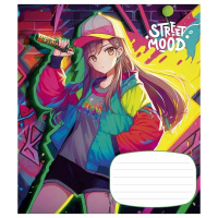 Зошит учнівський "Manga style" 024-3272L-2 в лінію, 24 аркушів 