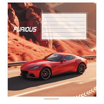 Зошит загальний "В пустелі" 060-590423K-5 в клітинку, 60 аркушів