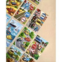 Настільна розвиваюча гра "Лото: транспорт" Ubumblebees (ПСФ082) PSF082, 52 фігурні фішки