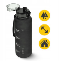Пляшка для води спортивна 4FIZJO P-5905973403788, 1000 мл, чорний