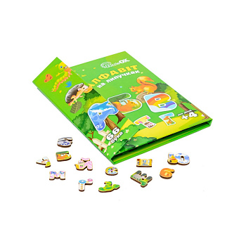 Розвиваючий дитячий "Алфавіт на липучках" Puz-26919, 66 букв 