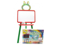 Розвиваюча дошка для малювання магнітна 013777/3 оранжево-зелена