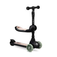 УЦІНКА!!! Самокат-біговел дитячий Kiuru MoMi HUBA00035-UC black