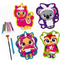 Набір для творчості "Glitter Art Блискучі звірята" VT4501-11, 5 флаконів з гліттерами