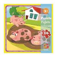 Пазли дитячі "Ферма" LA03, 16 елементів