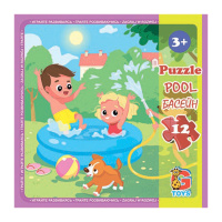 Пазли дитячі "Дитячий майданчик" LX02, 12 елементів