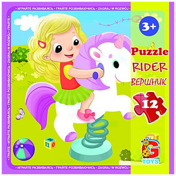 Пазли дитячі "Дитячий майданчик" LX01, 12 елементів