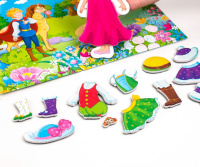 Гра магнітна одягалка «Принцеса» VT3204-26, 1 лялька, 14 магнітів