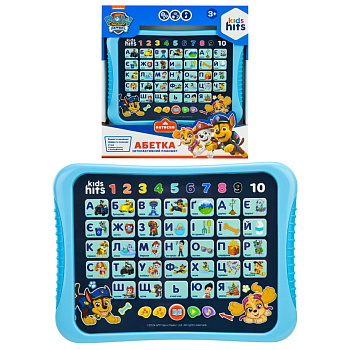 Дитячий розвиваючий планшет "Абетка Paw Patrol" KH01/014L