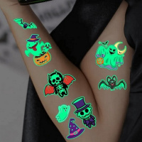 Набір тимчасових тату "Halloween glow №2" kids-tatto-halloween-g2