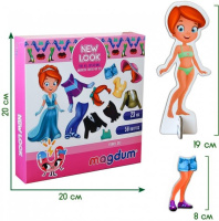 Набір магнітів Magdum "Лялька з одягом New look" ML4031-14 EN