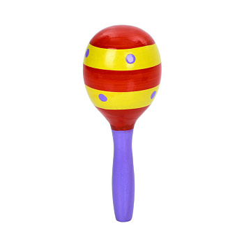 Дитяча дерев'яна іграшка Маракас MD 0361-1 розмір 12,5 см