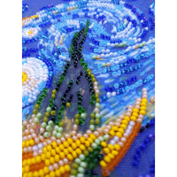 Набір-міді для вишивання бісером "Кіпарисовий місяць" AMB-089 20х20 см