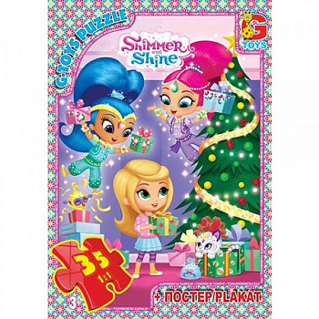 Дитячий пазл класичний "Шиммер і Шайн" OS603 постер 35 елементів