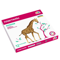 Набір для ліплення пластилін "Захоплення" 200312, 12 кольорів