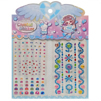 Наклейка камни XY-008-1(Blue) для авто, ноутбуков, телефонов