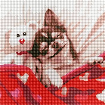 Алмазна мозаїка "Спляча красуня" AMO7730 40х40см