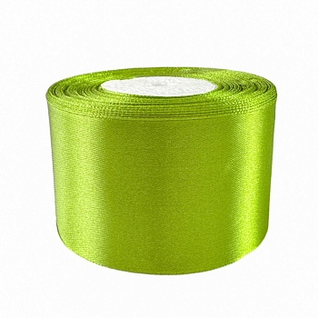 Атласна стрічка для рукоділля АБ-331, 2,5 см x 23 м, Фісташковий 