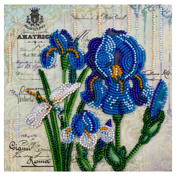 Набір для вишивання бісером Ультрамарин AM-181 на натуральному полотні