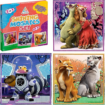 Дитяча мозаїка "Льодовиковий період" 3 в 1 KP-002