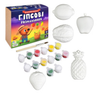 Набір для творчості Гіпсові розмальовки "Розфарбуй фрукти" 30989