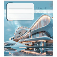 Зошит учнівський "Архітектура" 036-570090K-5 в клітинку, 36 аркушів