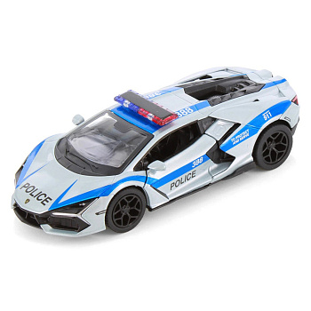 Колекційна машинка "Lamborghini Revuelto" KT5459WPR(Silver) масштаб 1:42