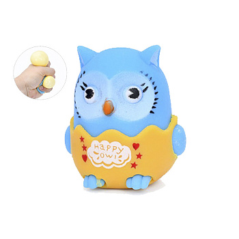 Іграшка сквіш антістресс "Совеня" MS 4141 розмір 7 см