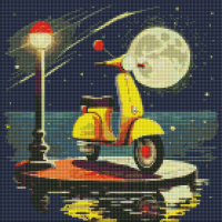 УЦІНКА! Алмазна мозаїка "Чудовий сон" AMO7516-UC 40х40 см