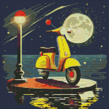 УЦІНКА! Алмазна мозаїка "Чудовий сон" AMO7516-UC 40х40 см