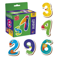 Дитячий набір магнітів "Цифри" VT3106-37, 10 магнітів