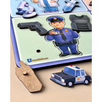 Настільна розвиваюча гра "Професії" Ubumblebees (ПСФ160) PSF160 дерев'яна