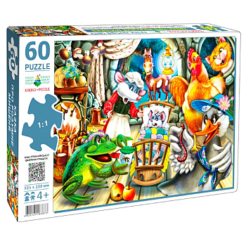 Дитячий пазл "Казка про розумне мишеня" Енергія Плюс 83873 на 60 елементів