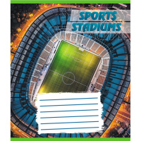 Зошит учнівський "Стадіон" 018-540260L-5 у лінію, 18 аркушів (959054)