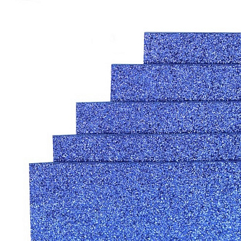 Фоаміран для творчості А4 17GLA4-022 темно-синій 1,7х0,1 мм 