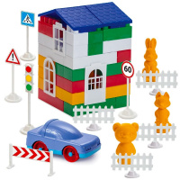 Дитячий конструктор "Лідер" №3 1-052, 100 великих деталей