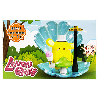Дитячий ігровий конструктор "PomPomPurin" 85041-2 пластикові деталі