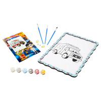 Дитячий набір для розпису по дереву "Медична машина" Puz-22955 формат А4