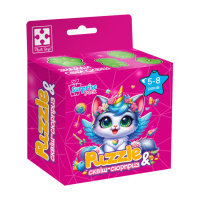 Дитячі пазли з сюрпризом "Котик-єдиноріжка" VT 8030-07, 180 деталей