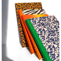 Блокнот "Exited" CBRT-0358 у крапочку, синій, формат А5, 144 аркуша