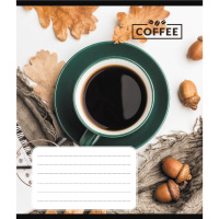 Зошит загальний "Кавові зерна" 048-590111K-5 в клітинку, 48 аркушів