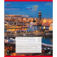 Зошит учнівський "Вогні міста" 024-560145L-4 в лінію, 24 аркуші