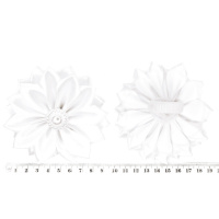 Набір резинок для волосся "Гербера" 0108-387, 6 штук, білий