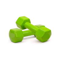 Гантелі для фітнесу Vinyl NE-VIN-3, 2 шт по 3 кг 