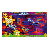 Дитячі м'які пазли "Supercars" S20-10-09, 20 елементів