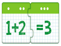 Дитячі пазли-половинки "Додавання і віднімання в межах 10" 1214012 укр. мовою