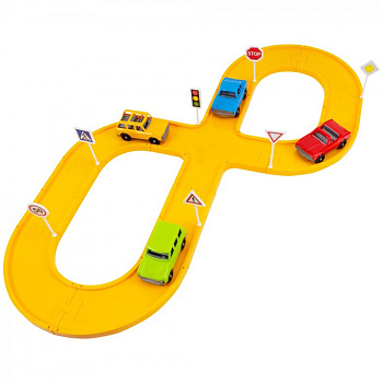 Дитячий іграшковий Автотрек 0747TXK 4 автомобілі 