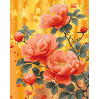 Картина за номерами "Золото троянд" з металізованими фарбами 13163-AC 40х50 см                                 