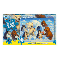 Дитячі м'які пазли "Funny Animals" S20-10-15, 20 елементів