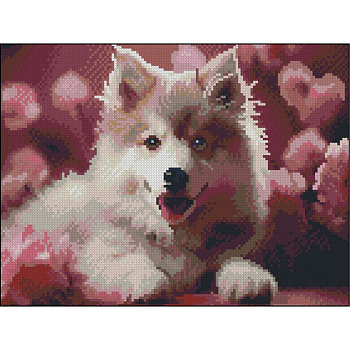 Алмазна мозаїка "Песик" ZAV3040-27 без підрамника 30х40 см 